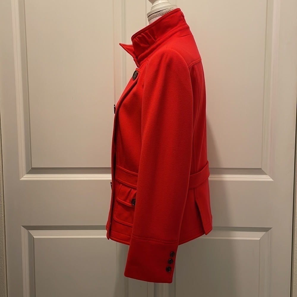 Per Se Bright Red Double-Breasted Jacket - image 5